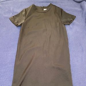 MOD REF black satin maxi dress